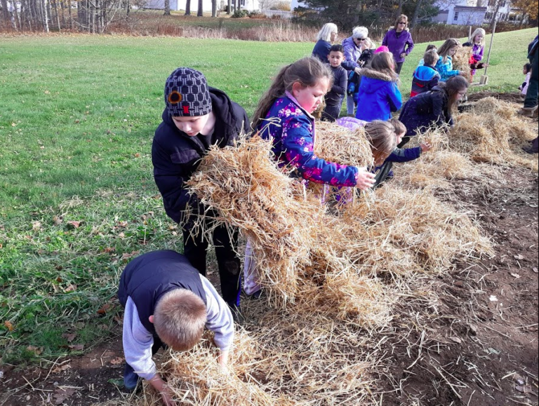 Children with Straw 768x579